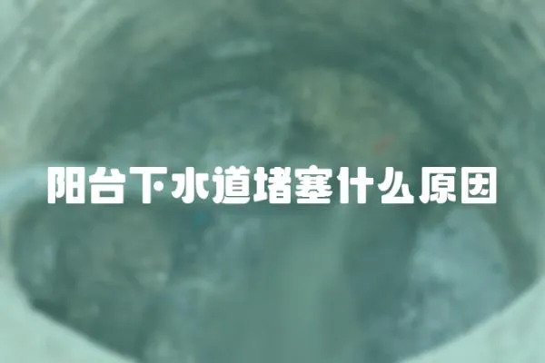 陽臺(tái)下水道堵塞什么原因