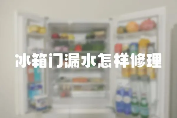 冰箱門漏水怎樣修理