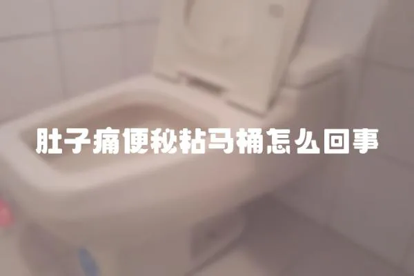 肚子痛便秘粘馬桶怎么回事
