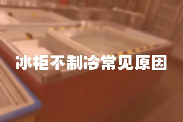 冰柜不制冷常見原因