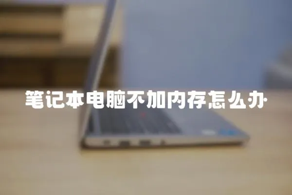 筆記本電腦不加內(nèi)存怎么辦