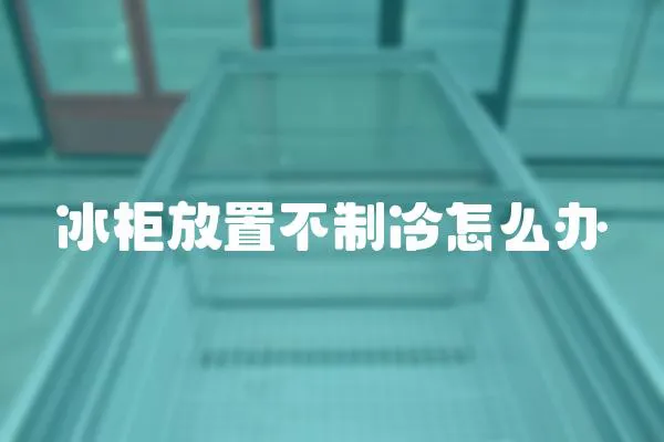 冰柜放置不制冷怎么辦