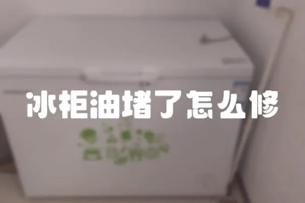 冰柜油堵了怎么修