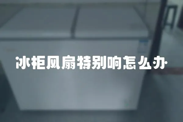 冰柜風扇特別響怎么辦