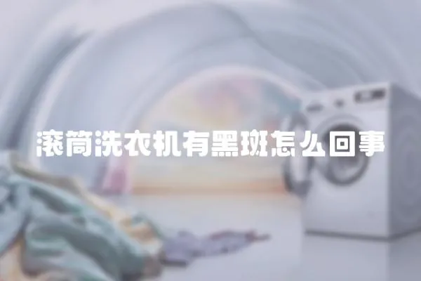滾筒洗衣機有黑斑怎么回事