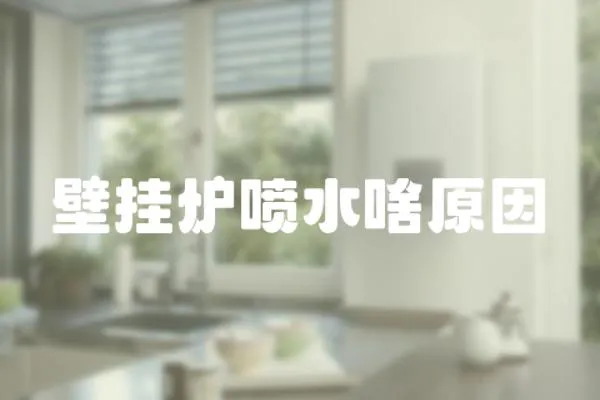 壁掛爐噴水啥原因