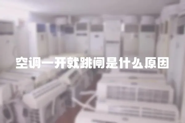 空調一開就跳閘是什么原因