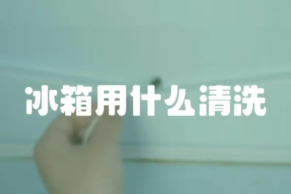 冰箱用什么清洗