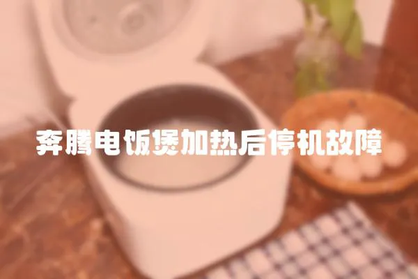 奔騰電飯煲加熱后停機故障