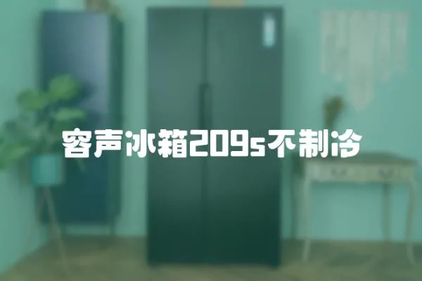 容聲冰箱209s不制冷