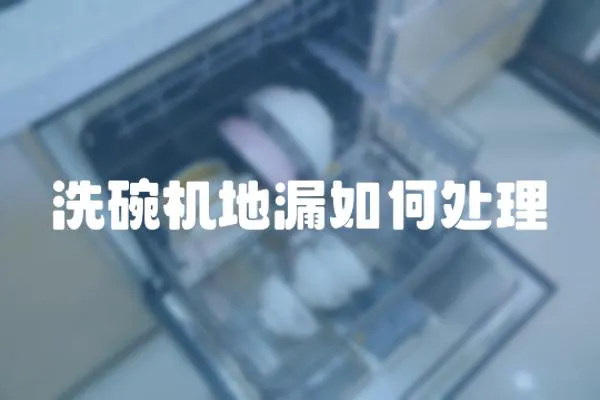 洗碗機地漏如何處理