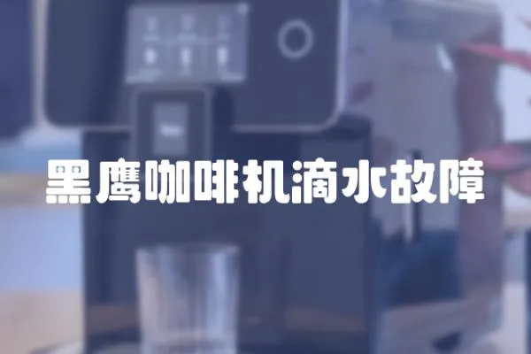 黑鷹咖啡機(jī)滴水故障