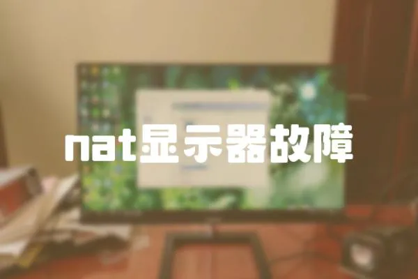nat顯示器故障