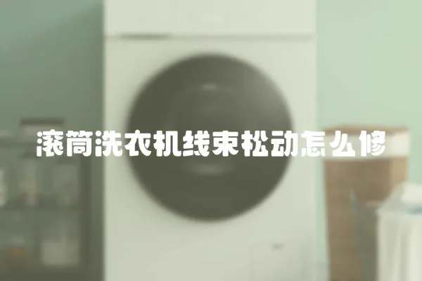 滾筒洗衣機線束松動怎么修