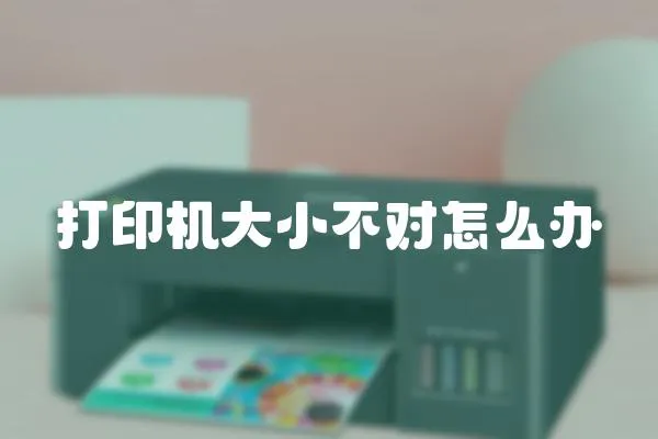 打印機(jī)大小不對(duì)怎么辦