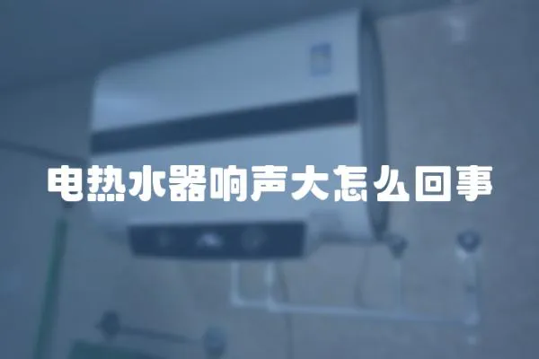 電熱水器響聲大怎么回事