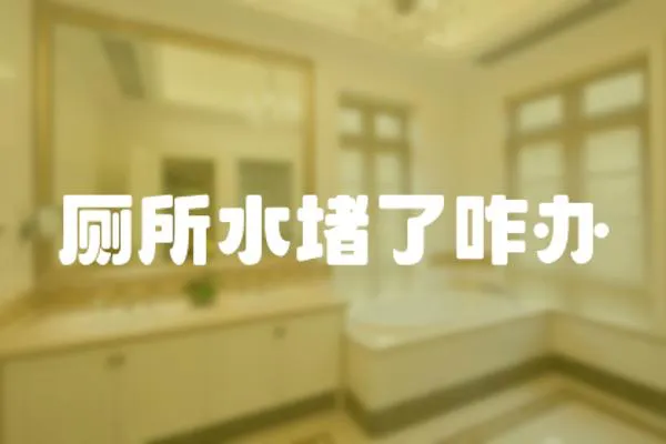 廁所水堵了咋辦