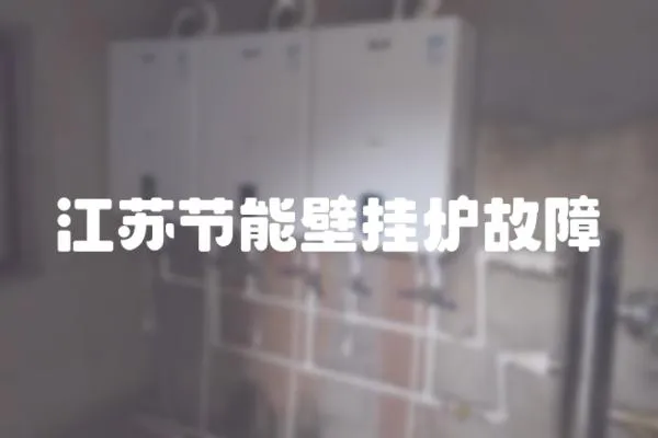 江蘇節(jié)能壁掛爐故障