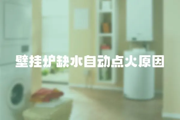 壁掛爐缺水自動點火原因