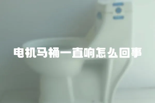電機馬桶一直響怎么回事