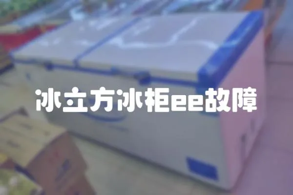 冰立方冰柜ee故障