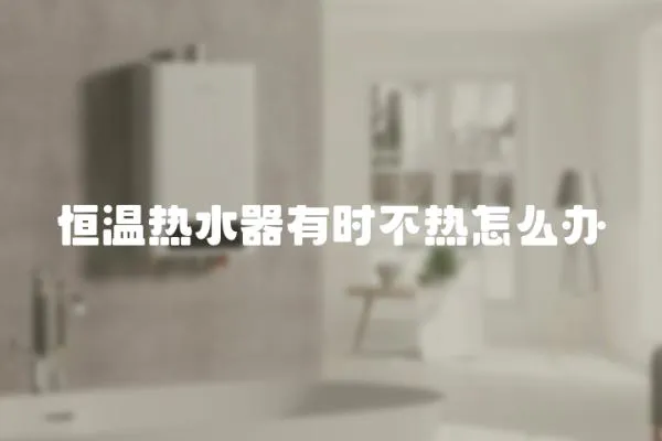 恒溫熱水器有時不熱怎么辦
