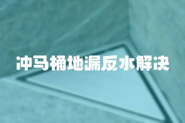 沖馬桶地漏反水解決