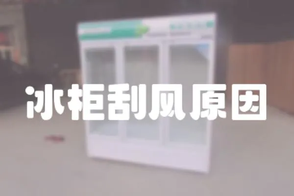 冰柜刮風原因
