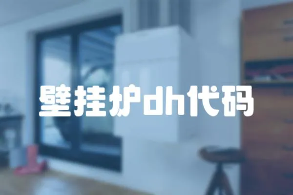 壁掛爐dh代碼