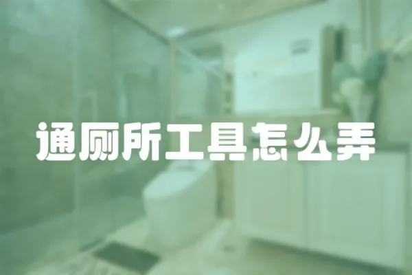 通廁所工具怎么弄