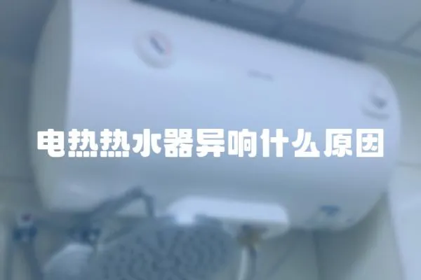 電熱熱水器異響什么原因