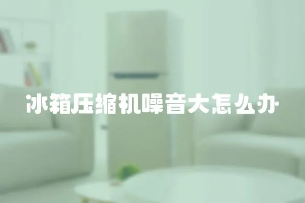 冰箱壓縮機噪音大怎么辦