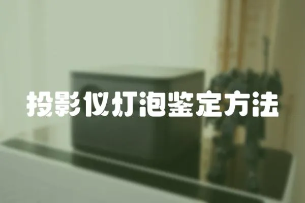 投影儀燈泡鑒定方法