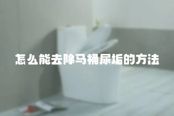 怎么能去除馬桶尿垢的方法