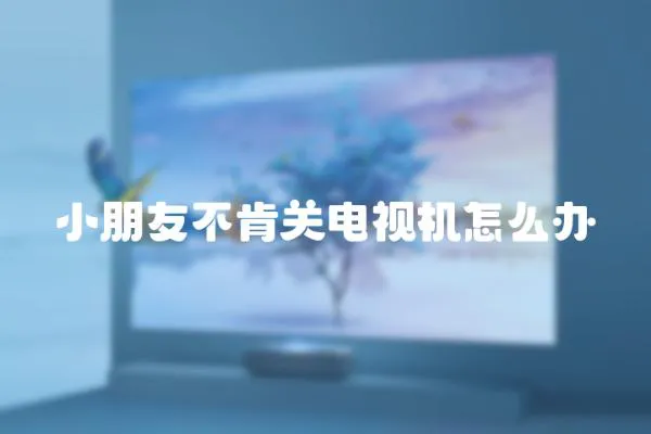 小朋友不肯關電視機怎么辦