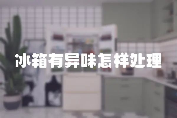 冰箱有異味怎樣處理