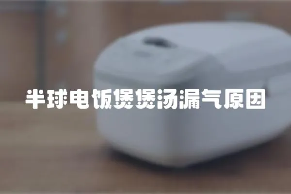 半球电饭煲煲汤漏气原因