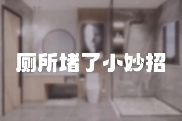 廁所堵了小妙招