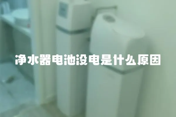 凈水器電池沒電是什么原因