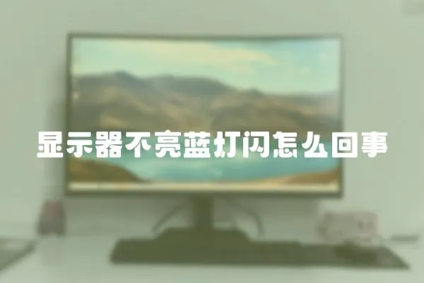 顯示器不亮藍燈閃怎么回事
