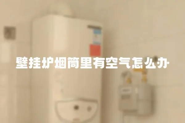 壁掛爐煙筒里有空氣怎么辦