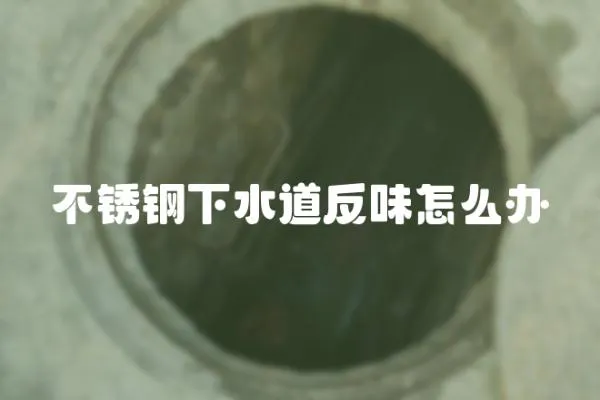 不銹鋼下水道反味怎么辦