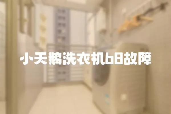 小天鵝洗衣機b8故障