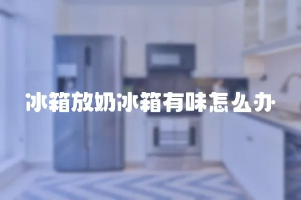 冰箱放奶冰箱有味怎么辦