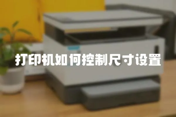 打印機如何控制尺寸設(shè)置