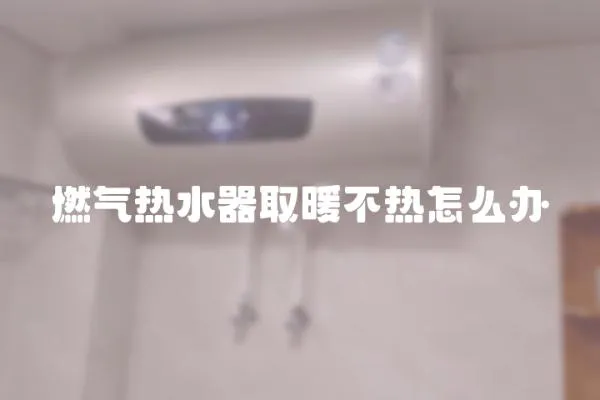 燃?xì)鉄崴魅∨粺嵩趺崔k