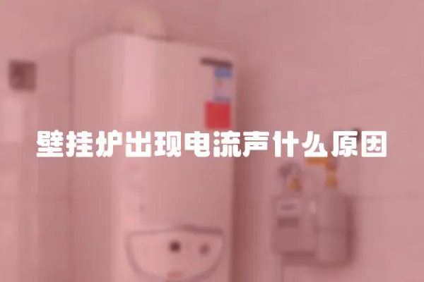 壁掛爐出現電流聲什么原因