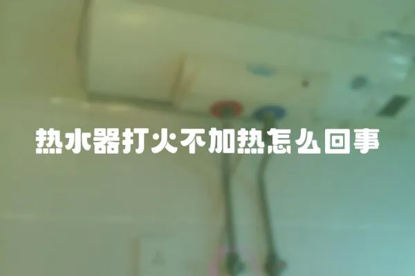 熱水器打火不加熱怎么回事