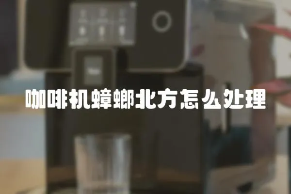 咖啡機蟑螂北方怎么處理