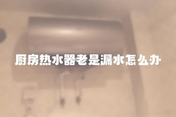 廚房熱水器老是漏水怎么辦